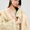 3 Piece - Digital Printed Embroidered Suit - 42601360