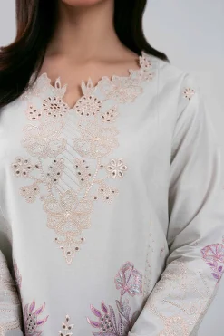 3 Piece - Digital Printed Embroidered Suit - 42601284
