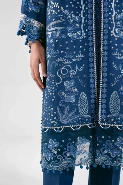 3 Piece - Digital Printed Embroidered Suit - 42601303