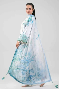 3 Piece - Digital Printed Embroidered Suit - 42601330