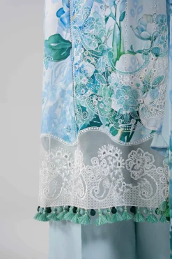 3 Piece - Digital Printed Embroidered Suit - 42601330