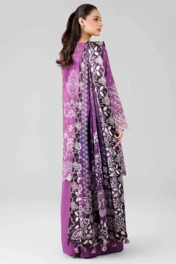 3 Piece - Digital Printed Embroidered Suit - 42601801