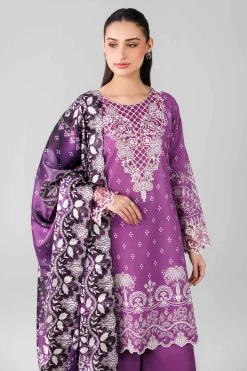 3 Piece - Digital Printed Embroidered Suit - 42601801