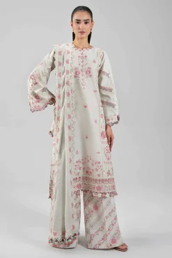 3 Piece - Digital Printed Embroidered Suit - 42601400