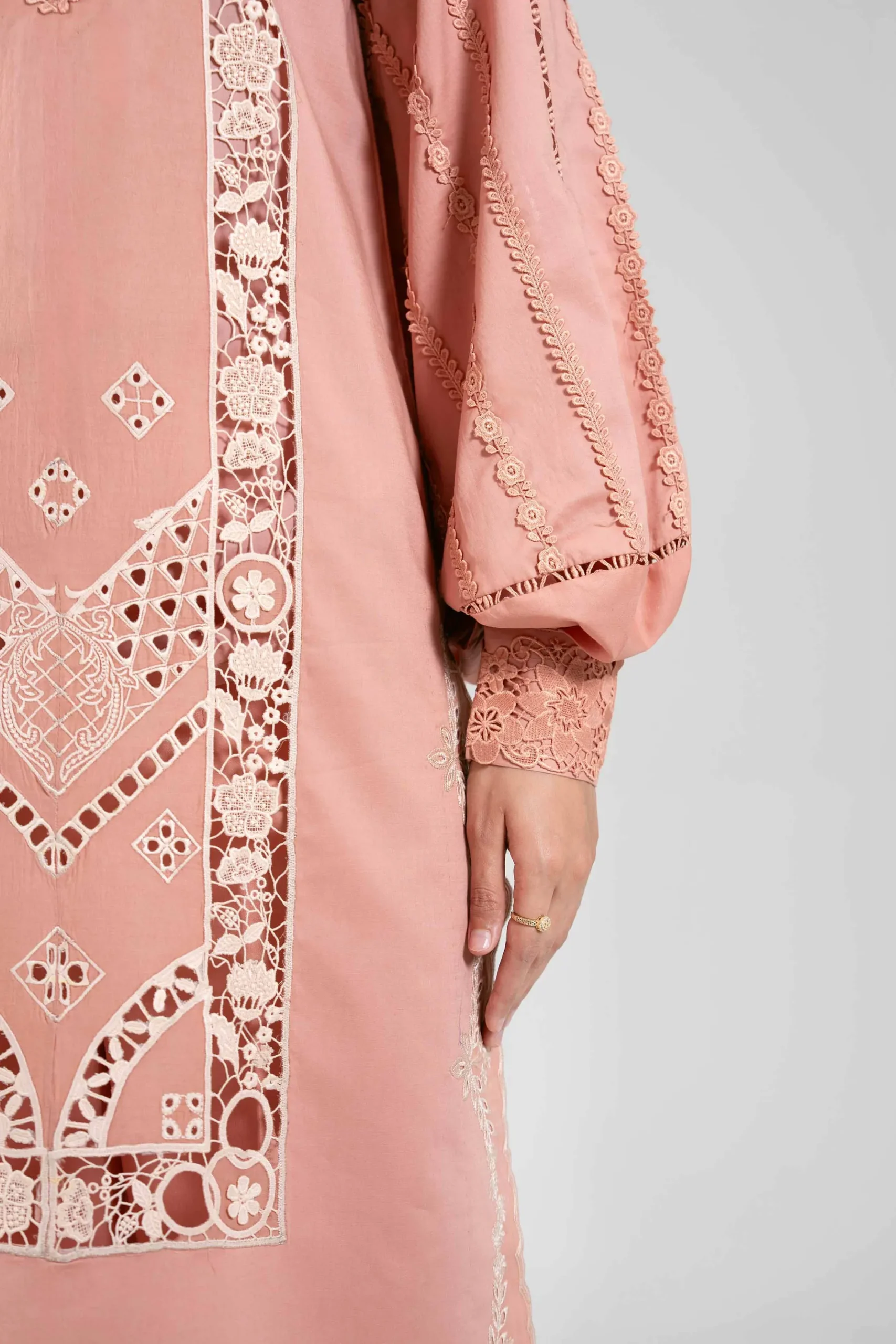 3 Piece - Digital Printed Embroidered Suit - 42601352