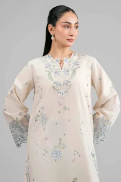 2 Piece - Digital Printed Embroidered Suit - 42601423