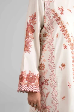 3 Piece - Digital Printed Embroidered Suit - 42601730