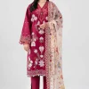3 Piece - Digital Printed Embroidered Suit - 42601313