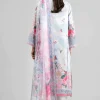 3 Piece - Digital Printed Embroidered Suit - 42601554