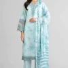 3 Piece - Digital Printed Embroidered Suit - 42601755