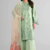 3 Piece - Digital Printed Embroidered Suit - 42601700