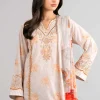 3 Piece - Digital Printed Embroidered Suit - 42601739