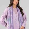 3 Piece - Digital Printed Embroidered Suit - 42601775