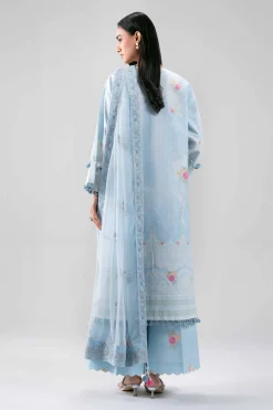 3 Piece - Digital Printed Embroidered Suit - 42601387