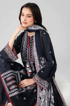 3 Piece - Digital Printed Embroidered Suit - 42601833