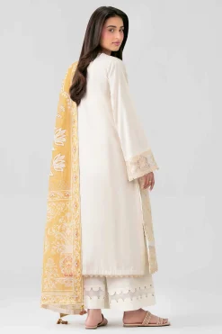 3 Piece - Digital Printed Embroidered Suit - 42601706