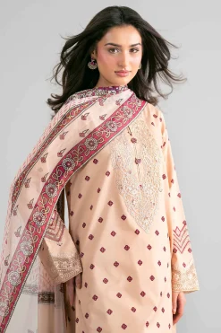 2 Piece - Digital Printed Embroidered Suit - 42601590