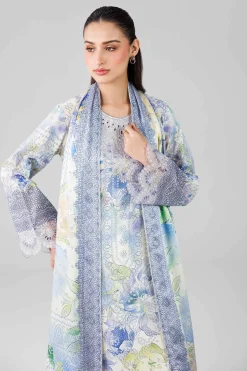 3 Piece - Digital Printed Embroidered Suit - 42601802