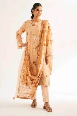 3 Piece - Digital Printed Embroidered Suit - 42502211