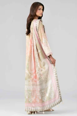 3 Piece - Digital Printed Embroidered Suit - 42601803