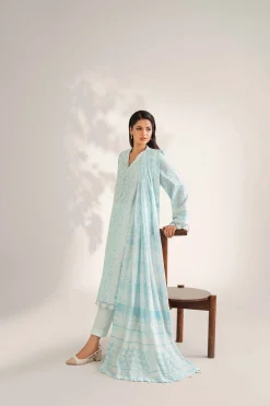 3 Piece - Digital Printed Jacquard Suit - 42502119