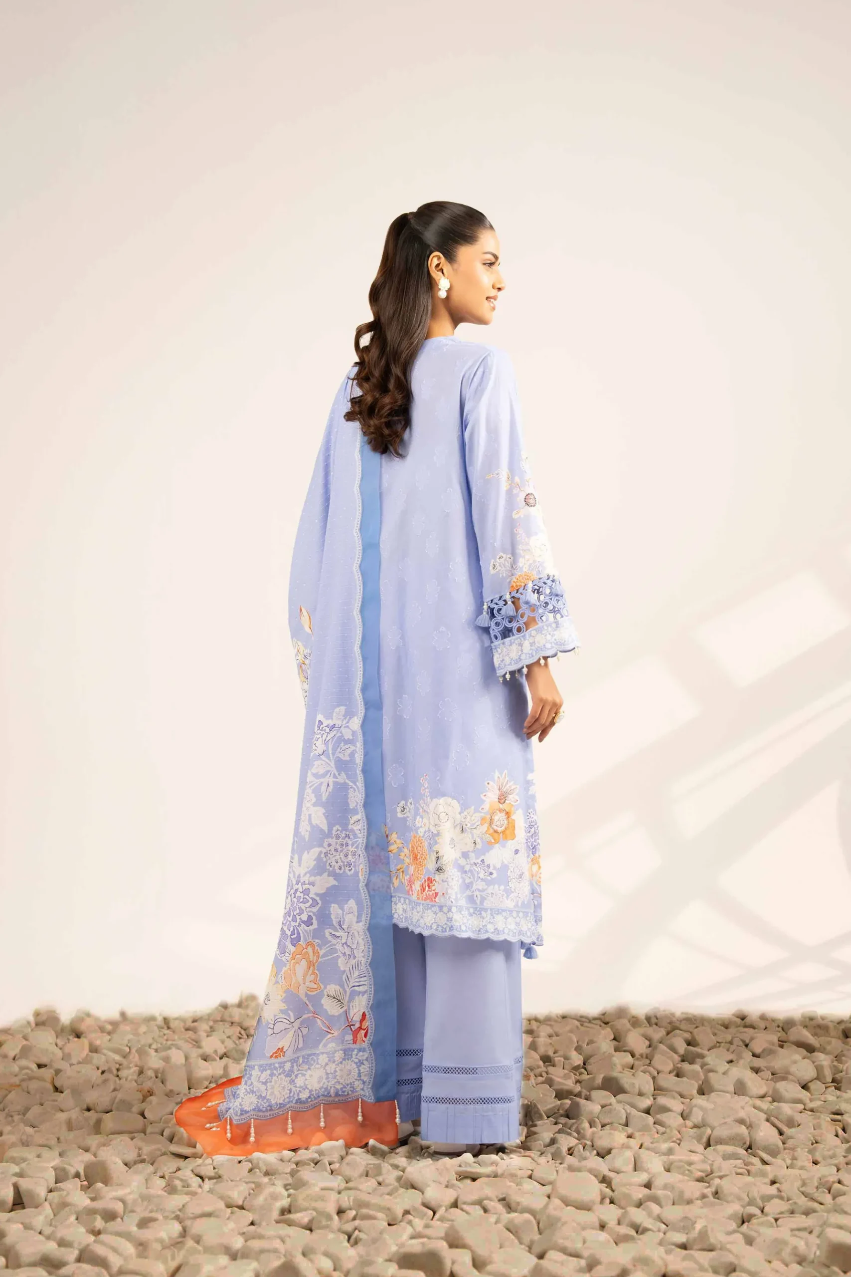 3 Piece - Digital Printed Jacquard Suit - 42502115