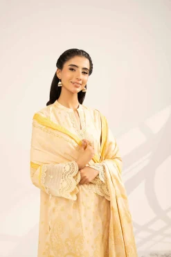 3 Piece - Digital Printed Jacquard Suit - 42502121