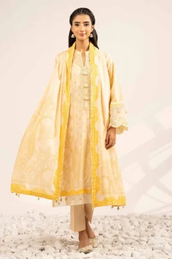 3 Piece - Digital Printed Jacquard Suit - 42502121