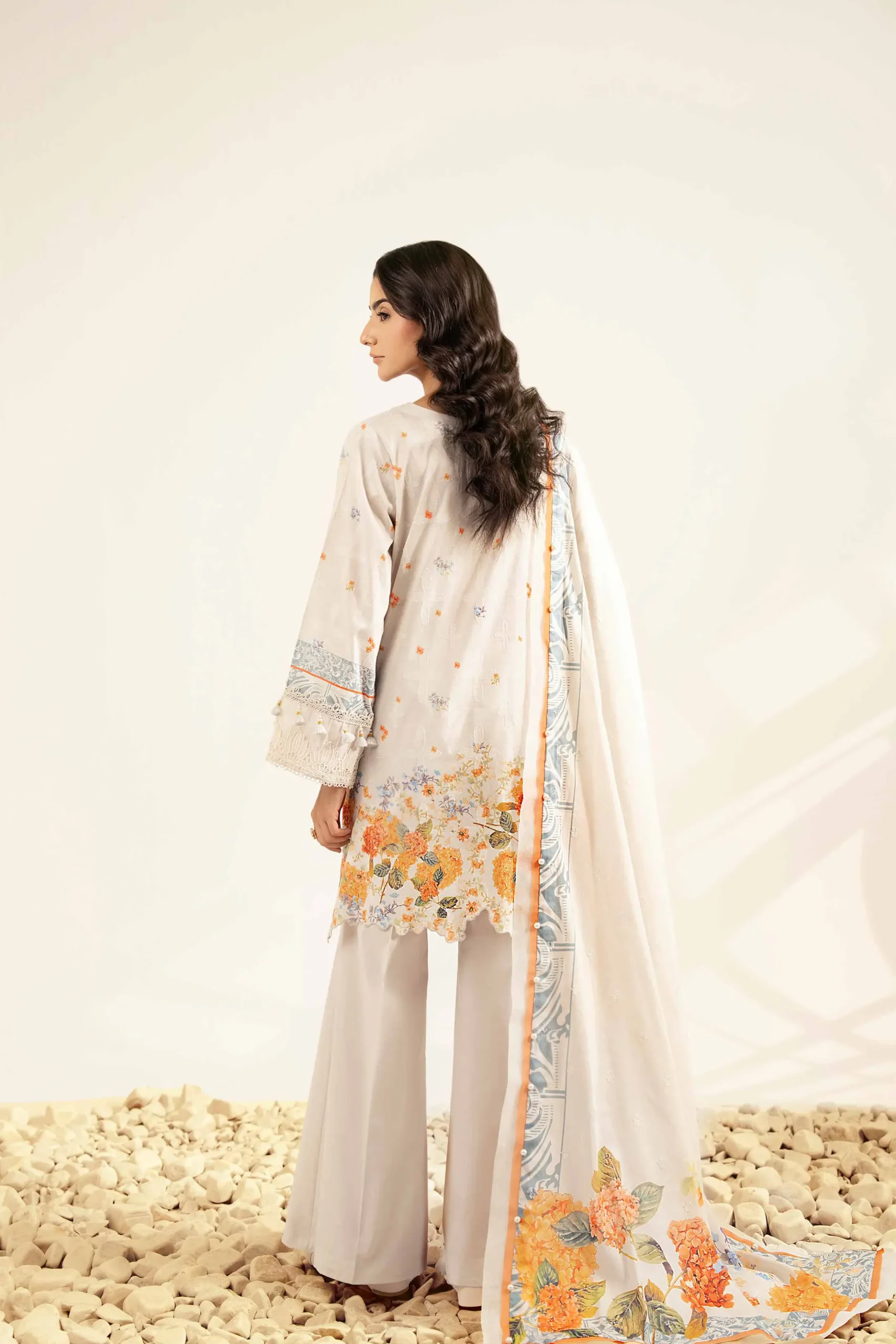 3 Piece - Digital Printed Jacquard Suit - 42502118