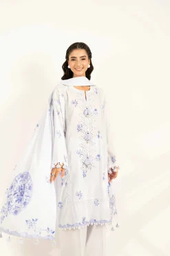 3 Piece - Digital Printed Jacquard Suit - 42502122