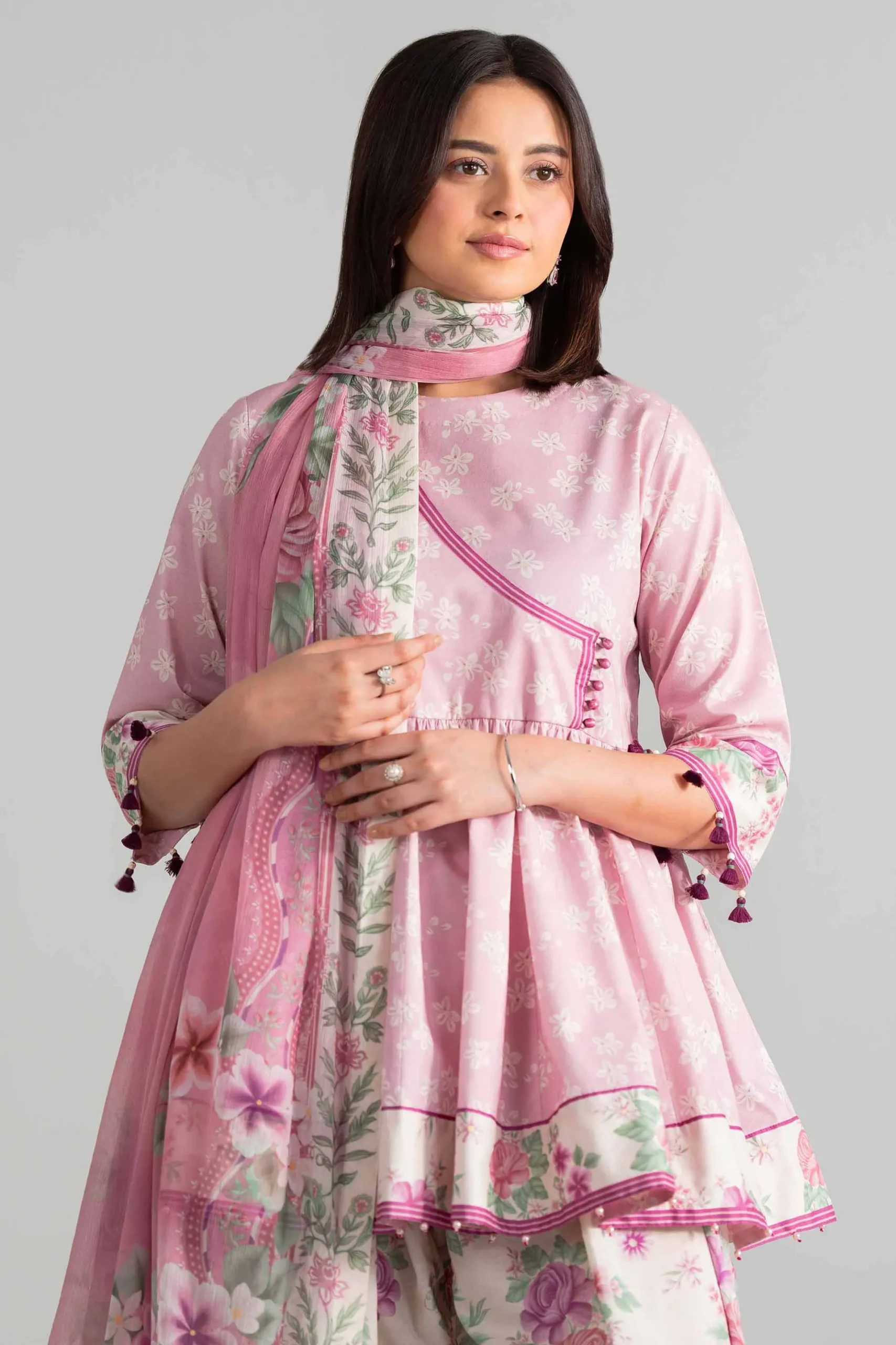 3 Piece - Digital Printed Suit - 42601896
