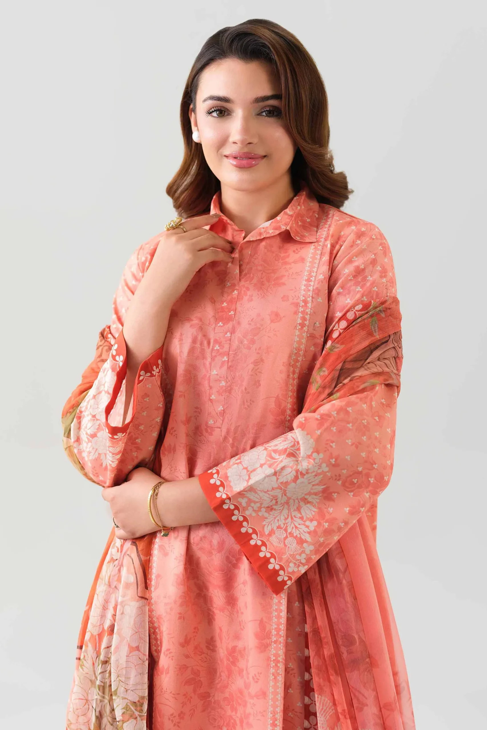 3 Piece - Digital Printed Suit - 42601159