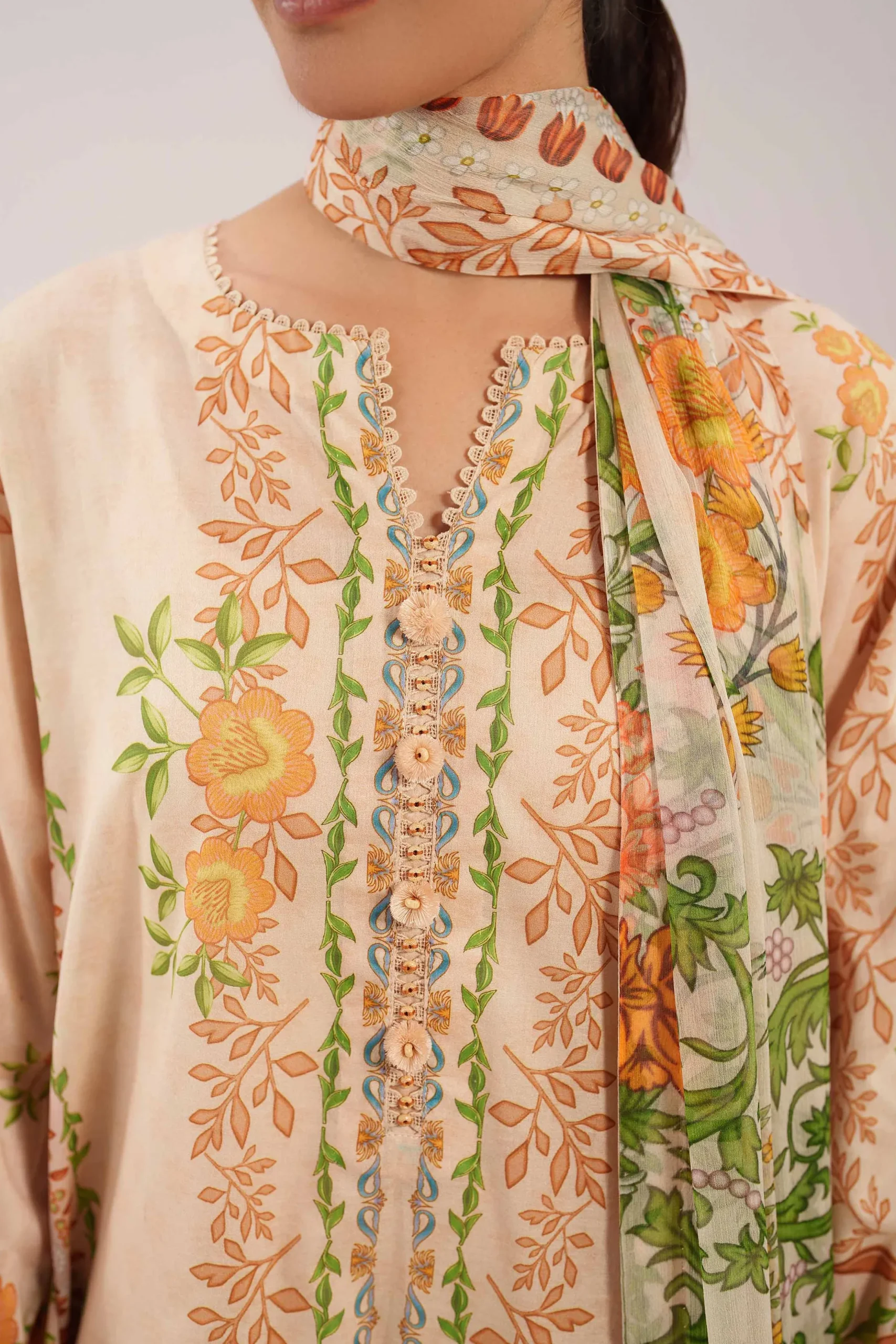 3 Piece - Digital Printed Suit - 42601157