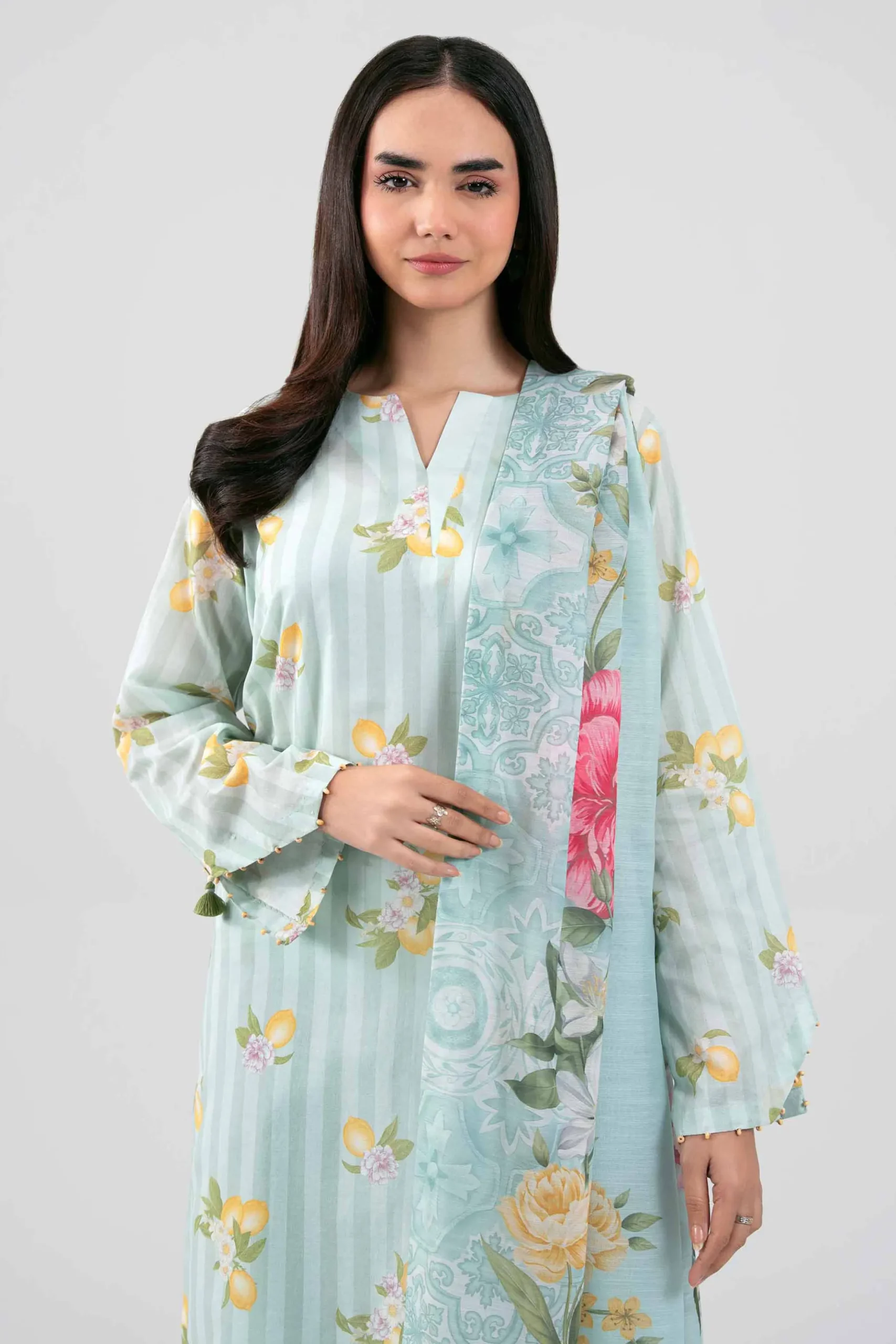 3 Piece - Digital Printed Suit - 42601500