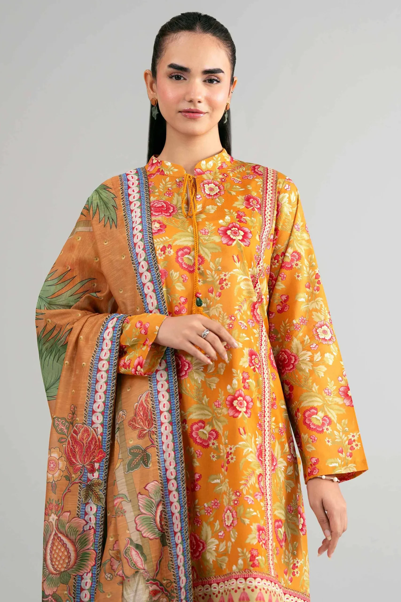 3 Piece - Digital Printed Suit - 42601485
