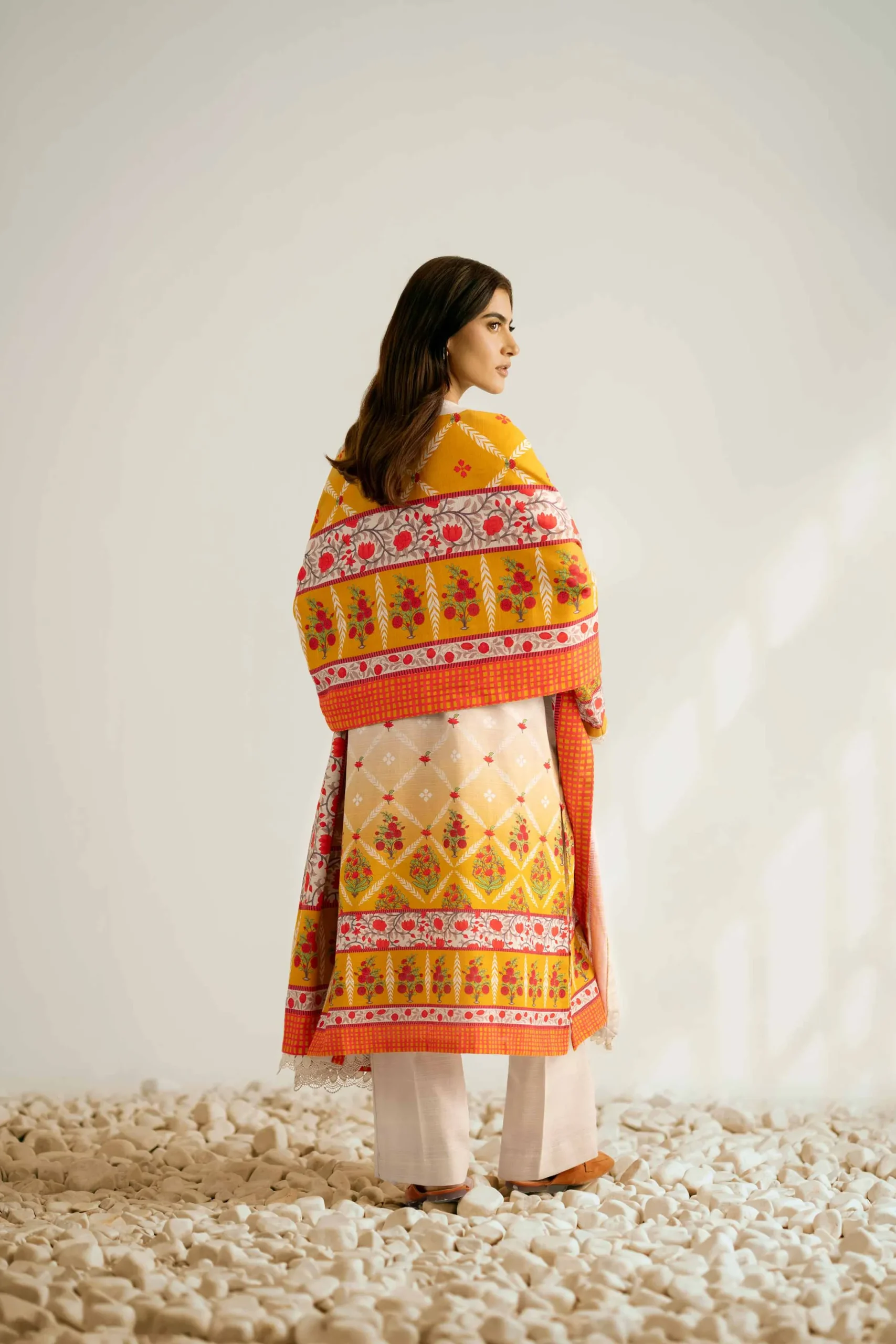 3 Piece - Digital Printed Suit - 42502416