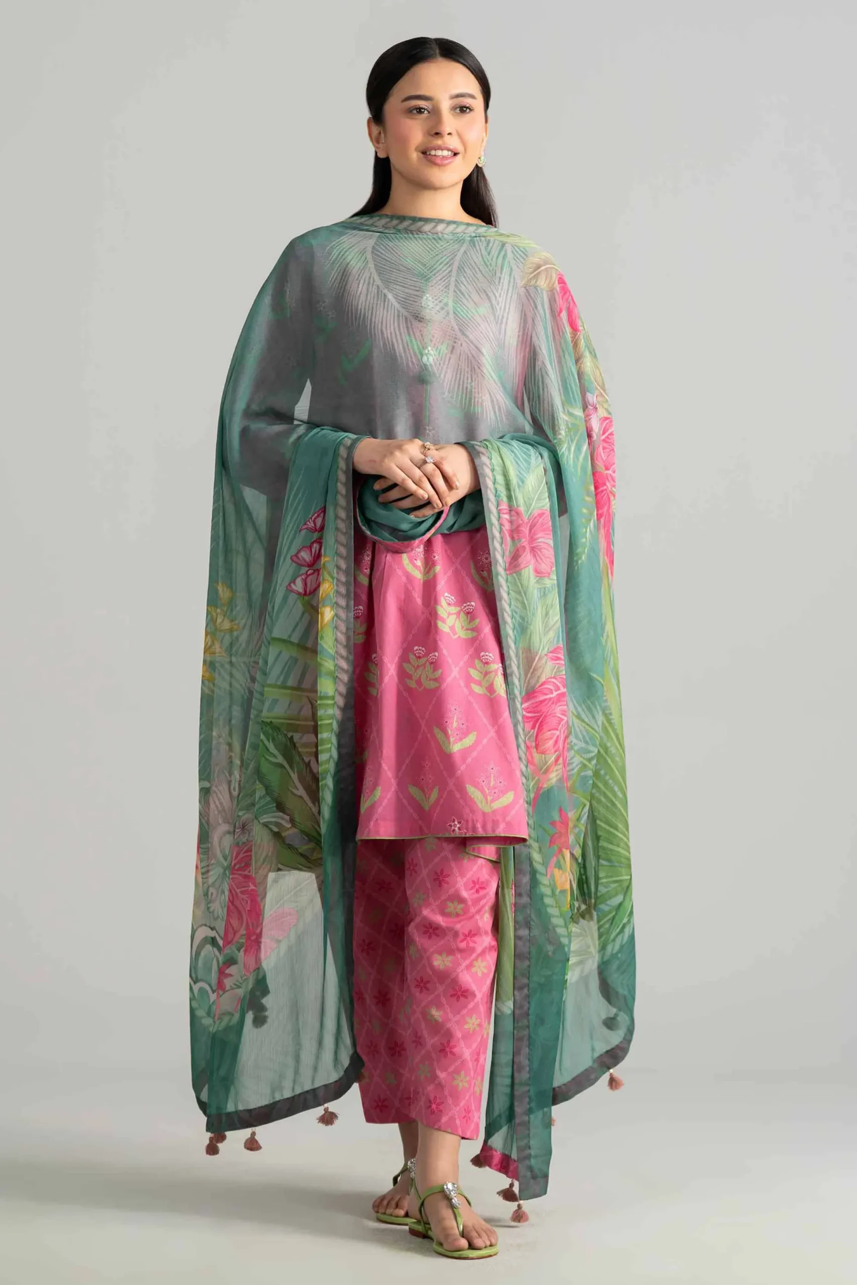 3 Piece - Digital Printed Suit - 42601907