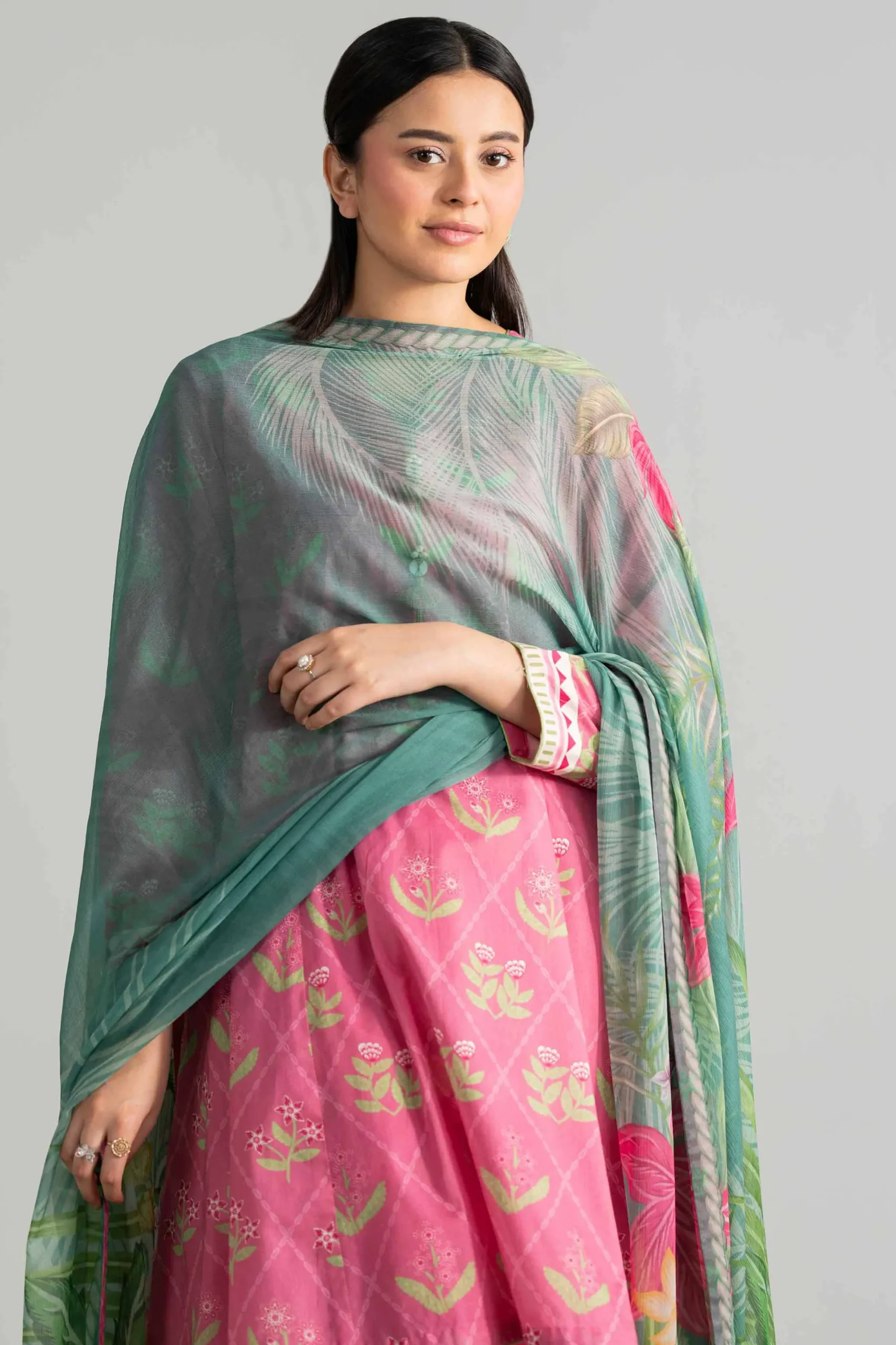 3 Piece - Digital Printed Suit - 42601907