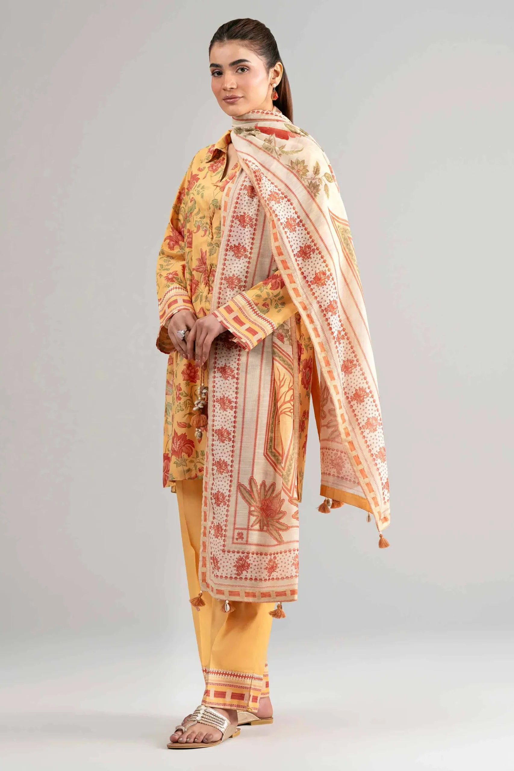 3 Piece - Digital Printed Suit - 42601490