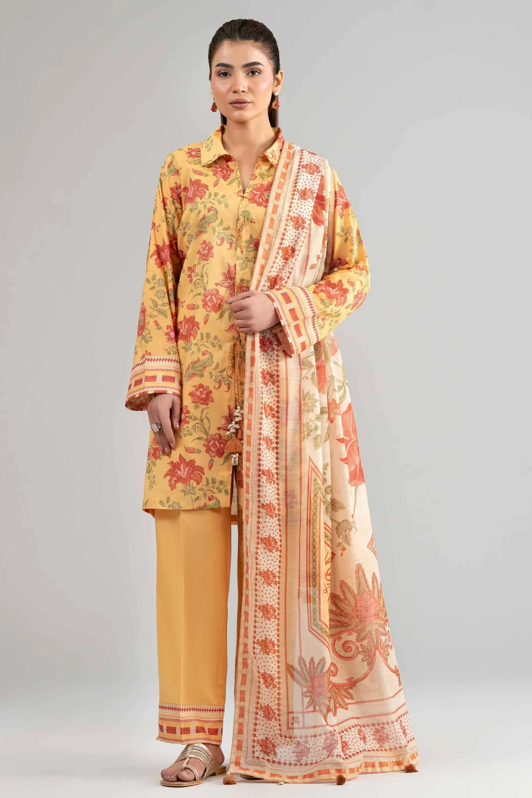 3 Piece - Digital Printed Suit - 42601490