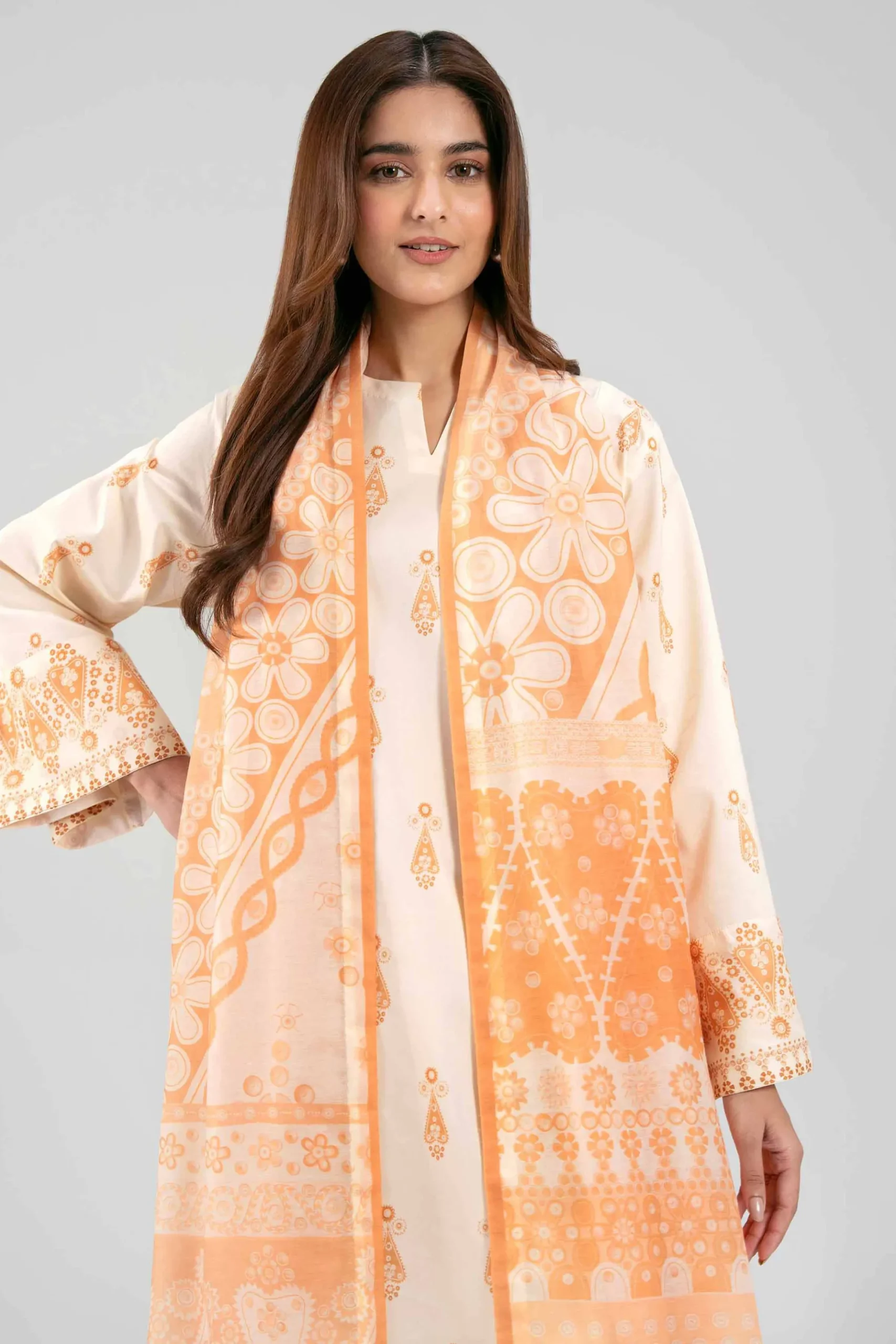 3 Piece - Digital Printed Suit - 42601374