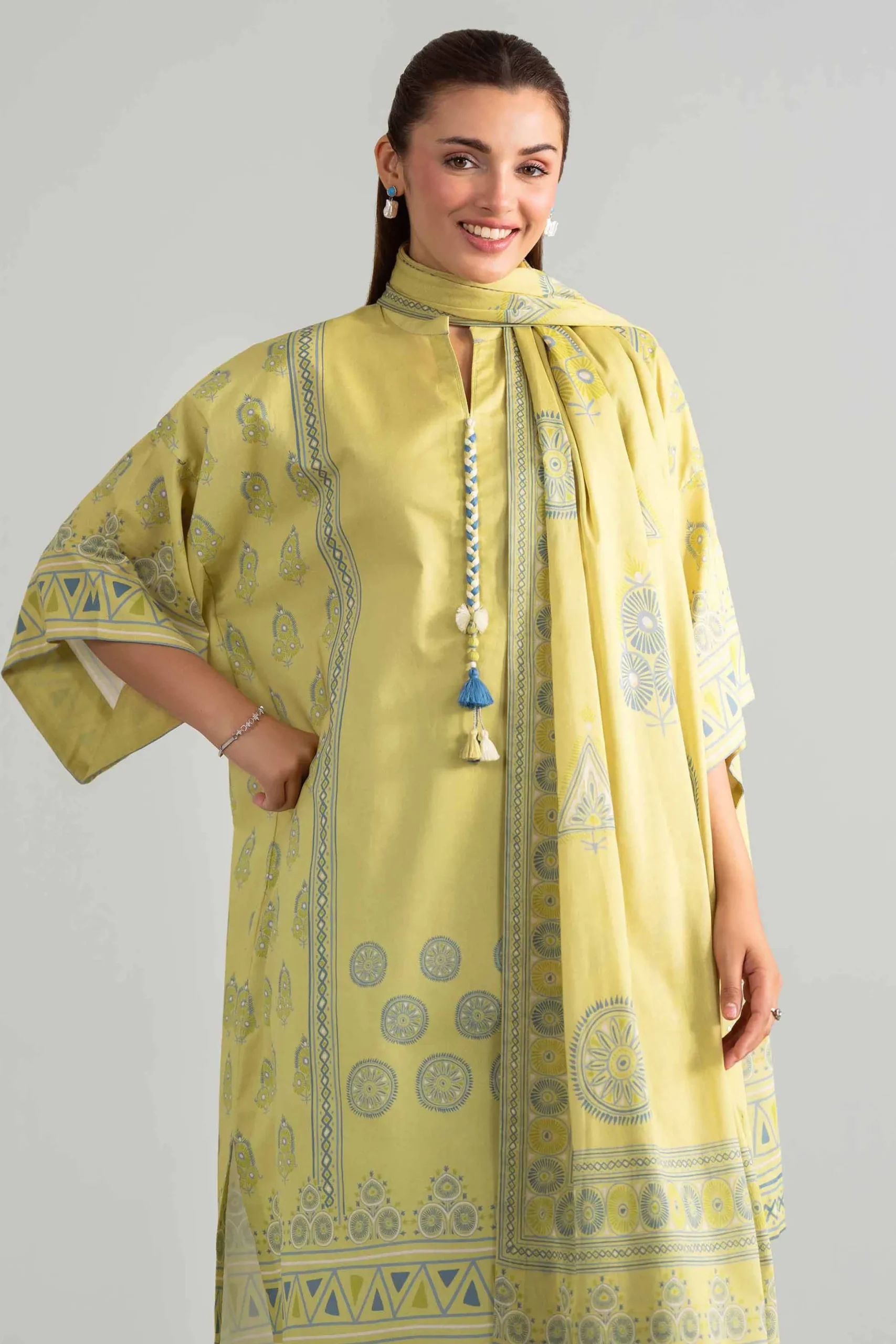 3 Piece - Digital Printed Suit - 42601844