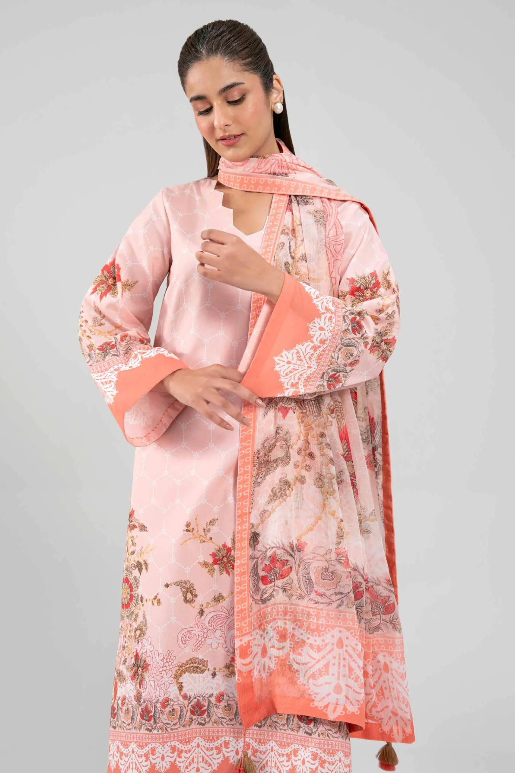 3 Piece - Digital Printed Suit - 42601245