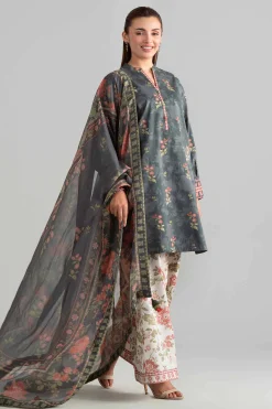 3 Piece - Digital Printed Suit - 42601903