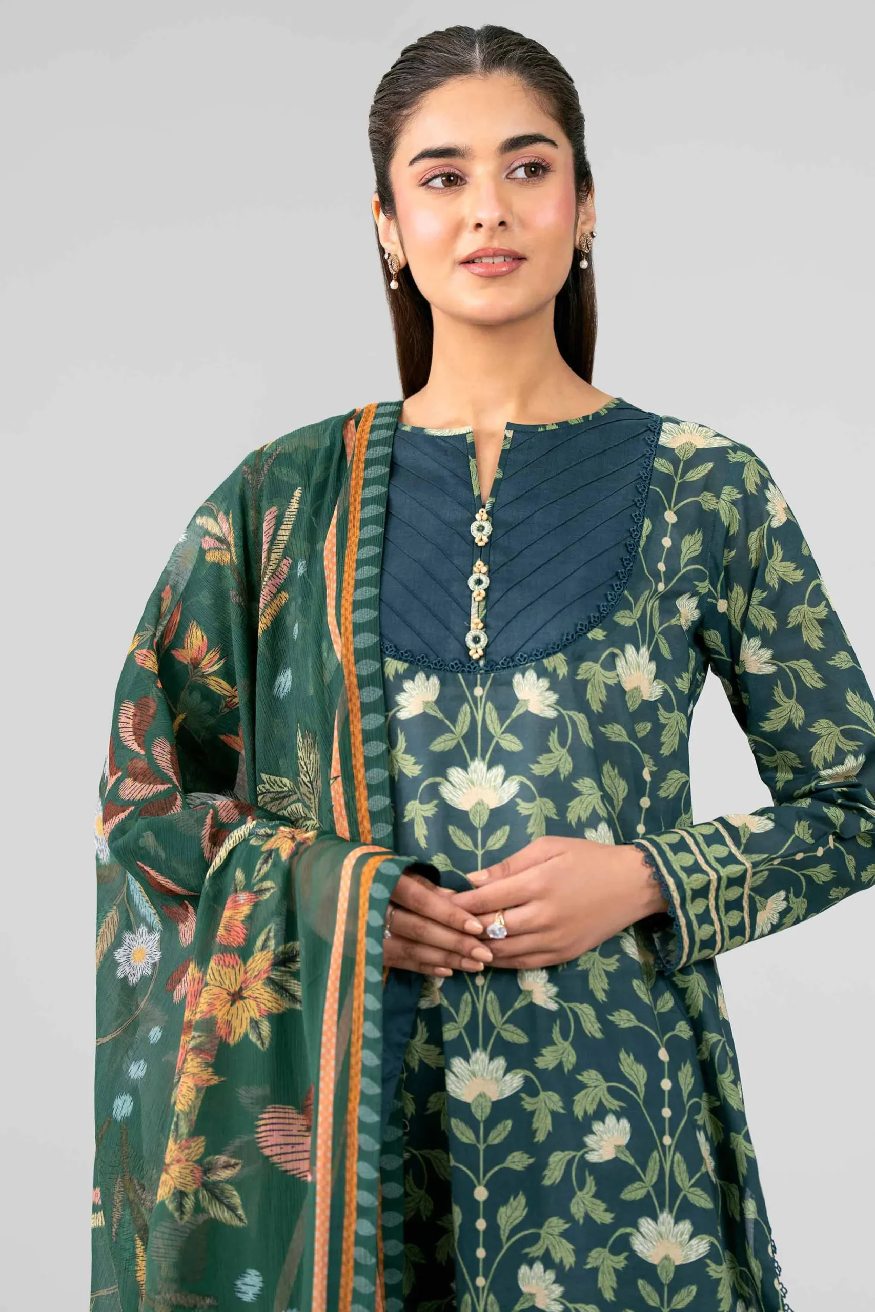3 Piece - Digital Printed Suit - 42601768