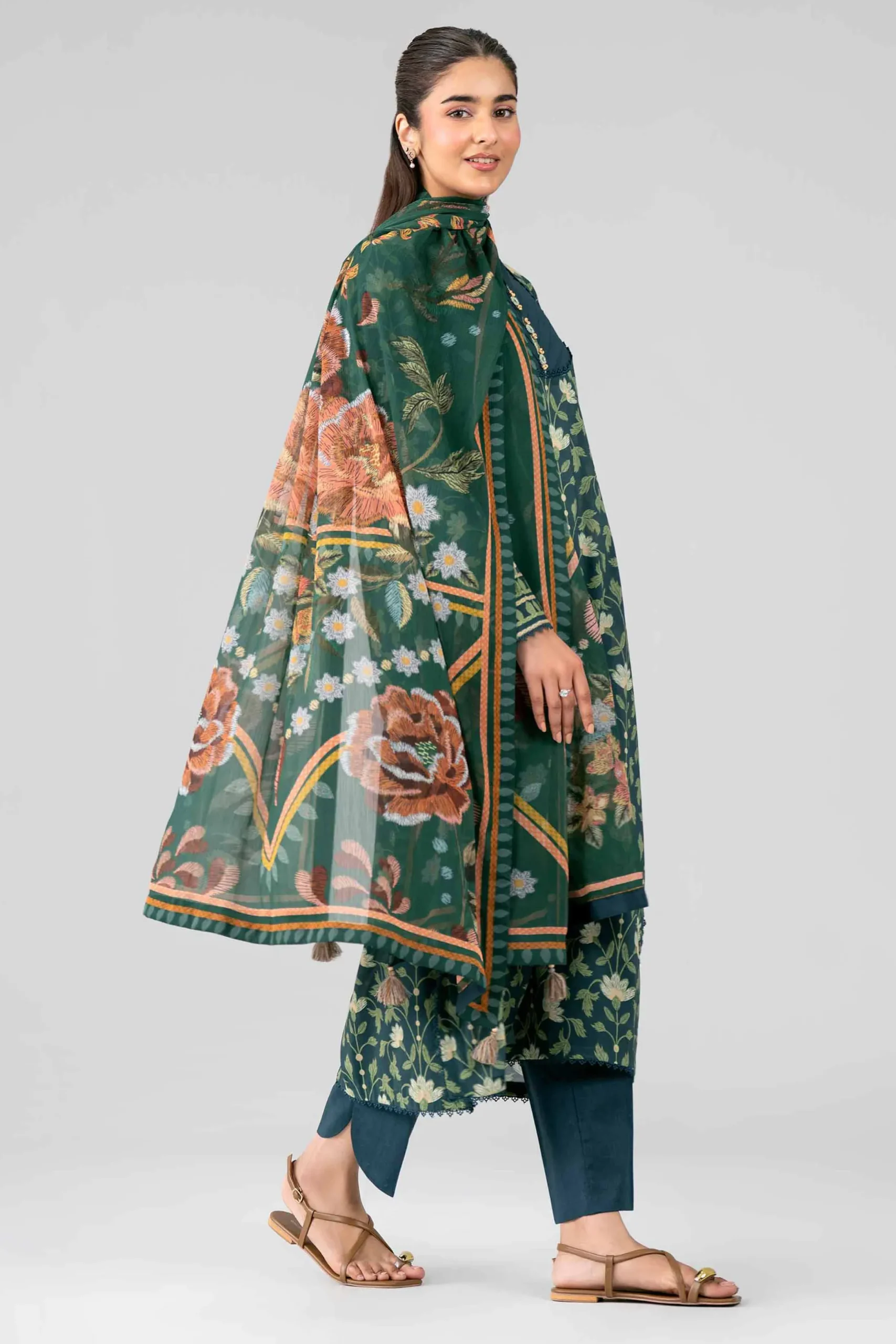 3 Piece - Digital Printed Suit - 42601768