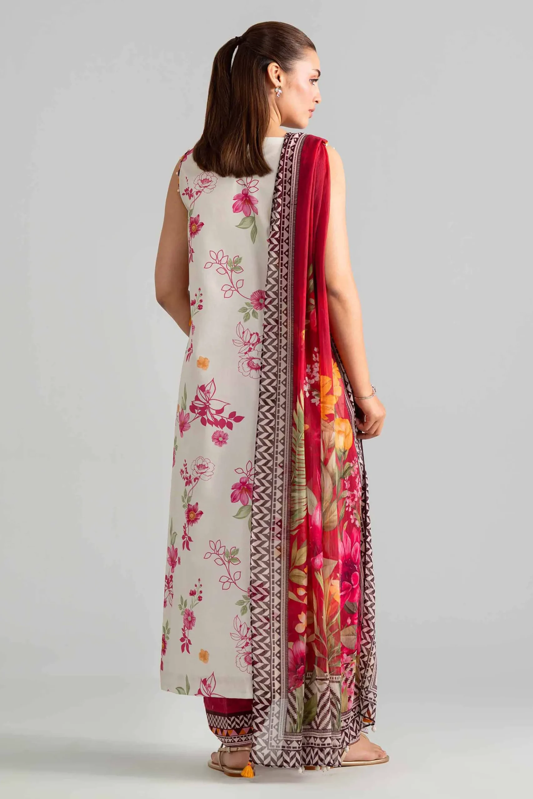 3 Piece - Digital Printed Suit - 42601908