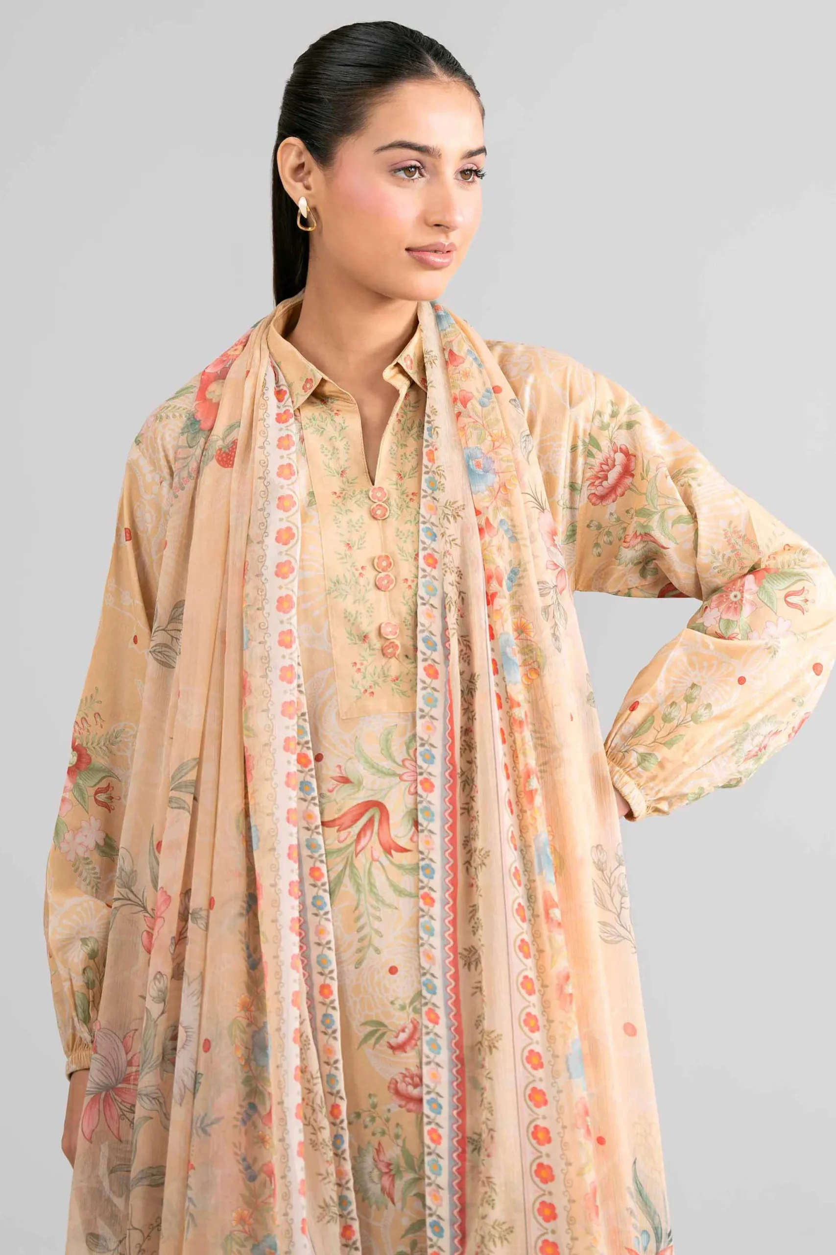 3 Piece - Digital Printed Suit - 42601759