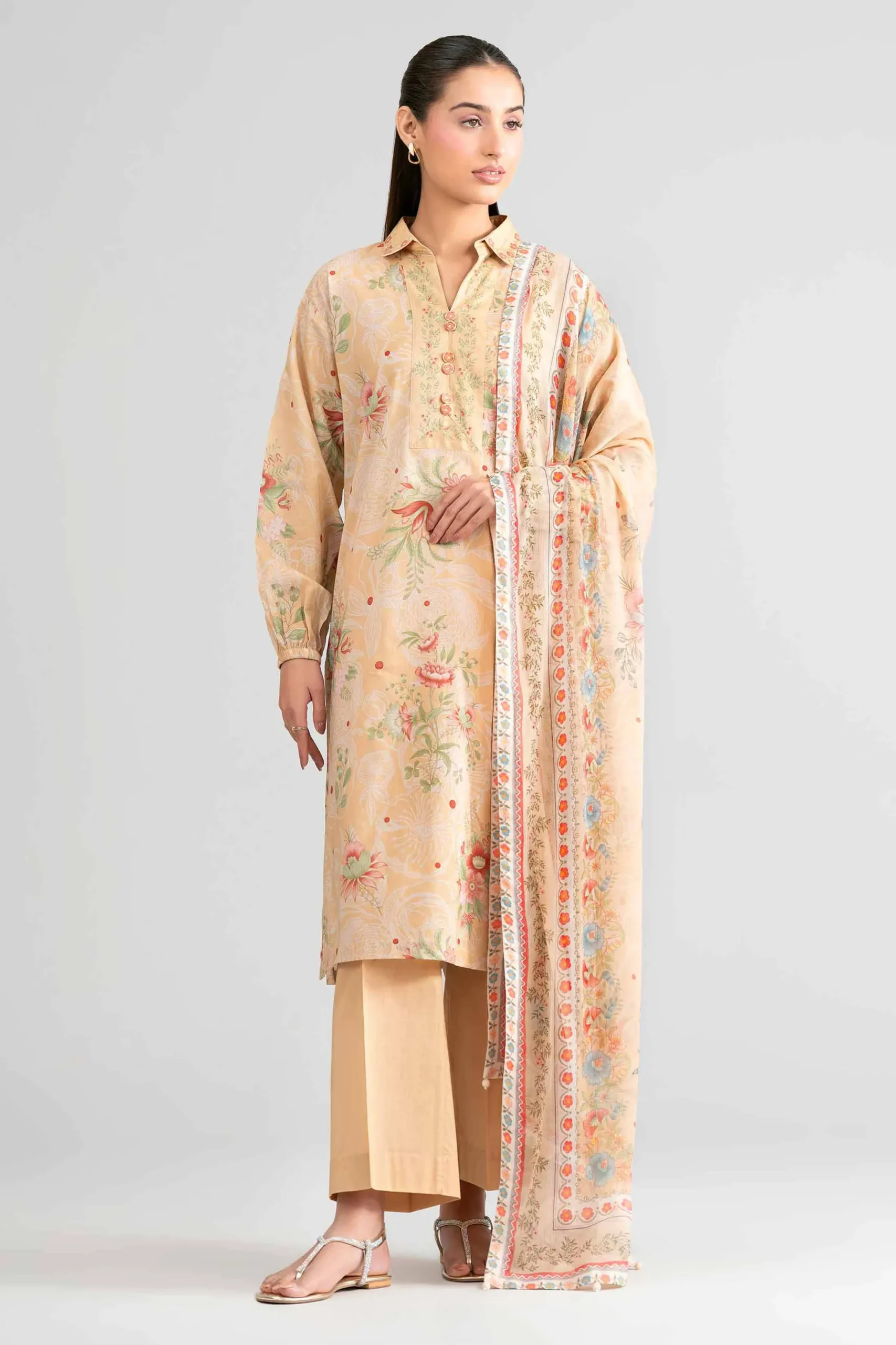 3 Piece - Digital Printed Suit - 42601759