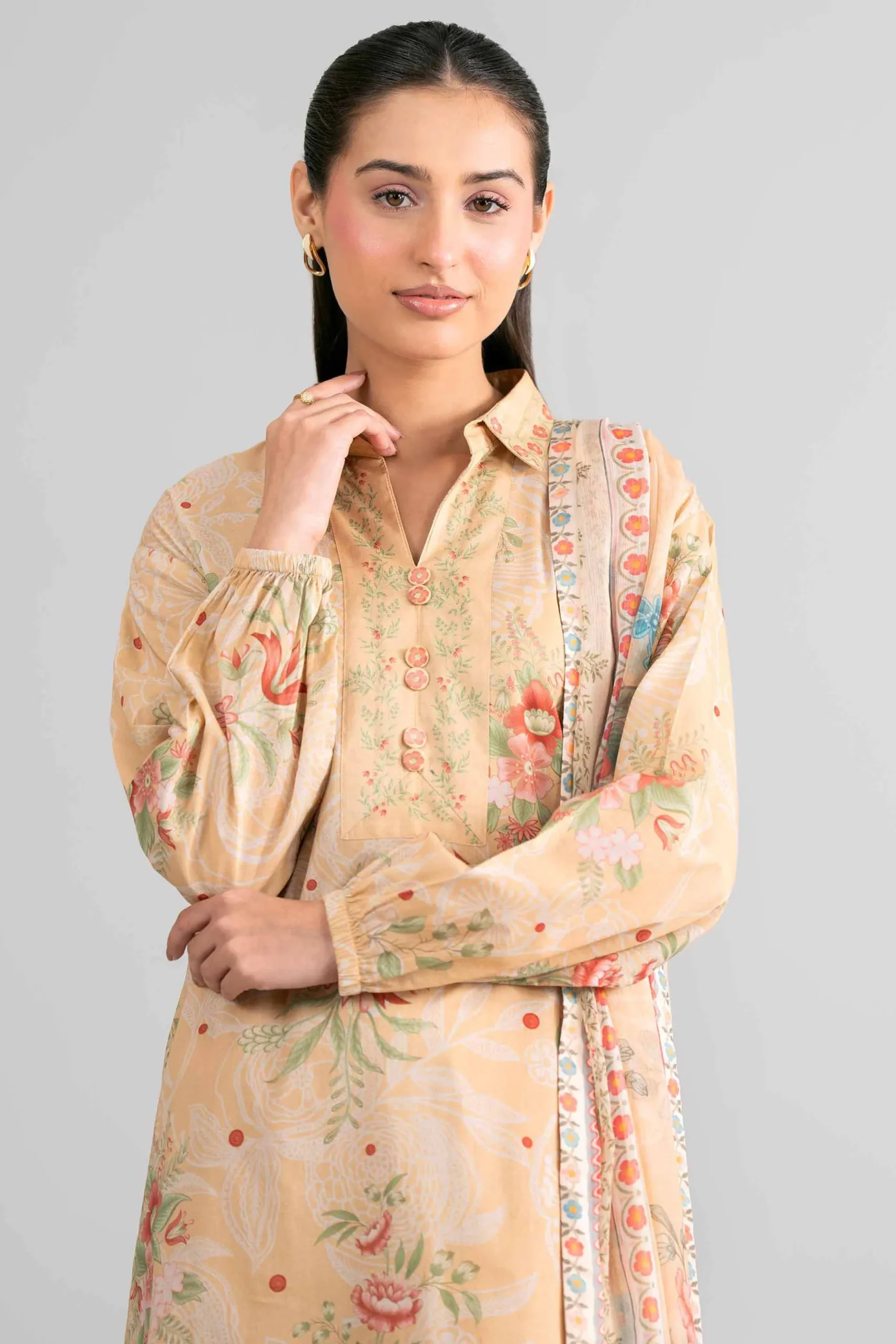 3 Piece - Digital Printed Suit - 42601759